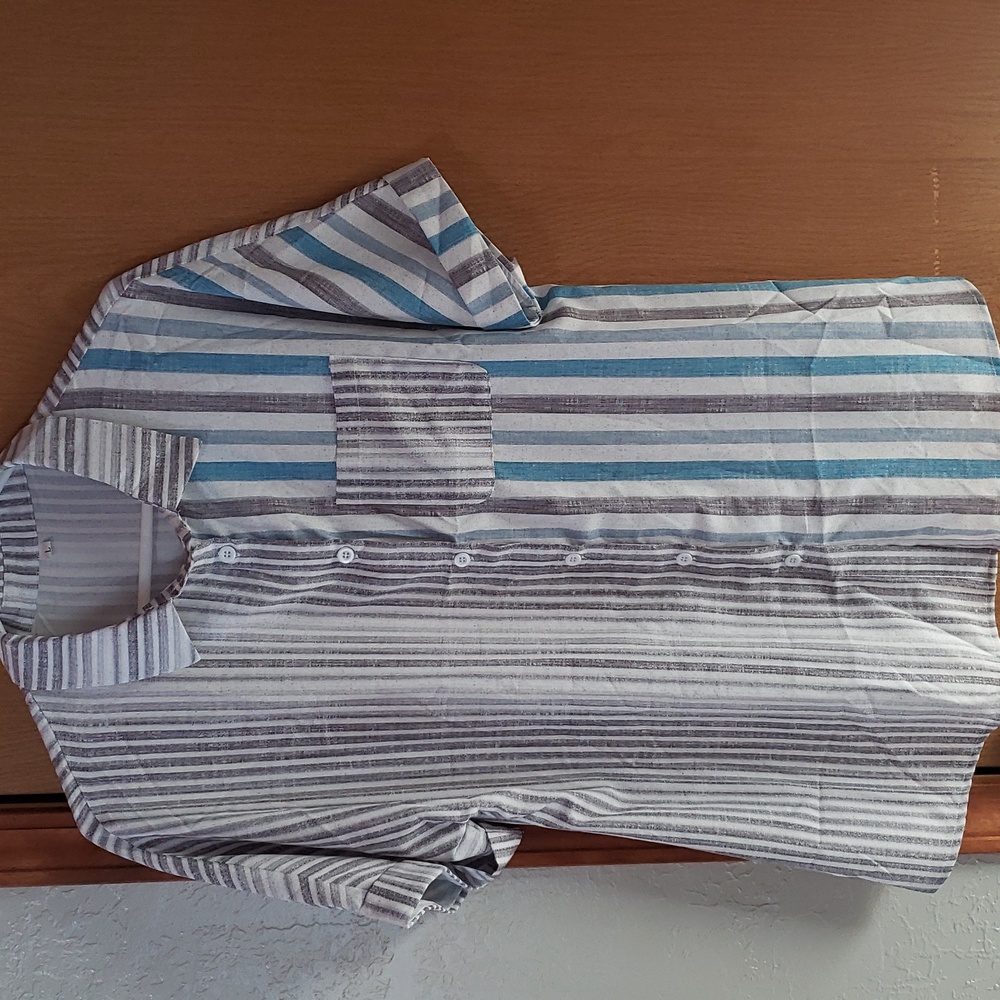 Women's Button Down Blouse Size L